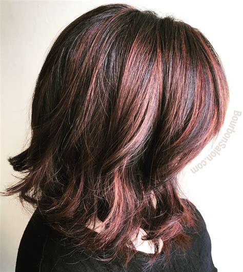 caramel highlights in auburn hair|auburn highlights on brown hair.